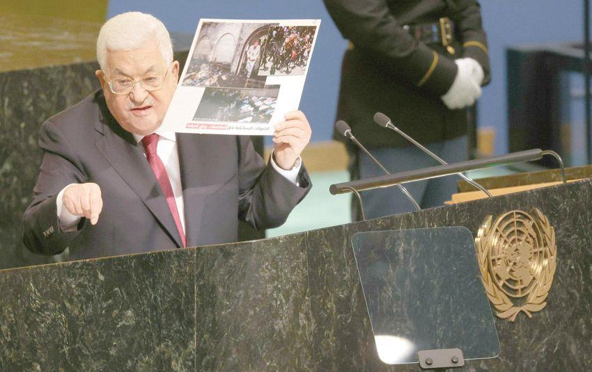 عباس للأمم المتحدة: إسرائيل لم تعد «شريكا» من أجل السلام