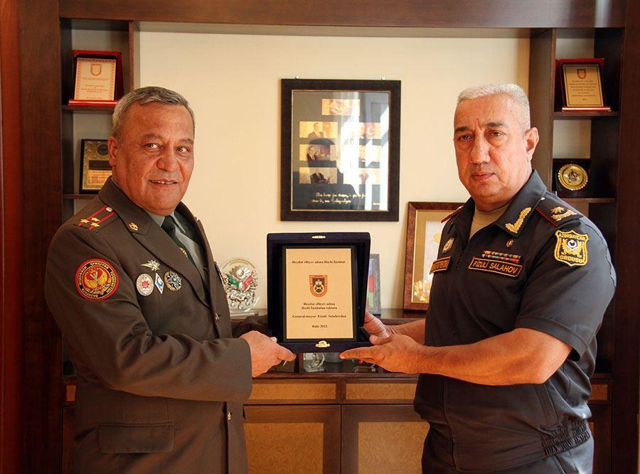 Delegation From Tajikistan Visits Military Institute Named After Heydar Aliyev In Azerbaijan