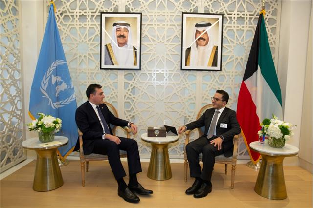 Kuwait FM Holds Talks With Georgia Counterpart