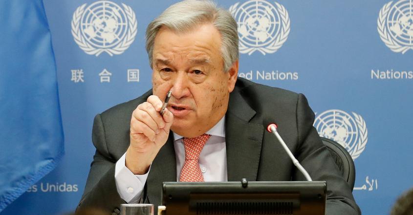 Guterres Warns Against Continued Global Warming