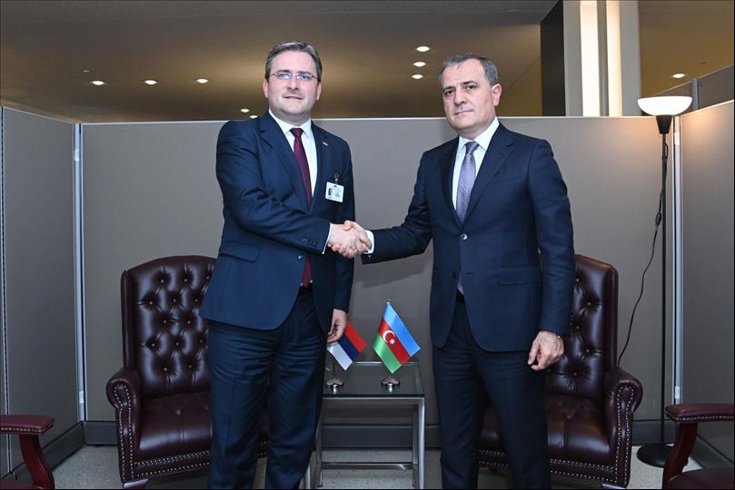 Azerbaijani FM Meets With Serbian Foreign Minister