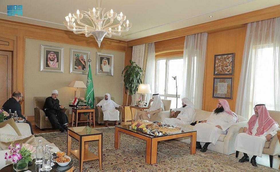Saudi Minister Of Islamic Affairs Meets Egyptian Minister Of Endowments
