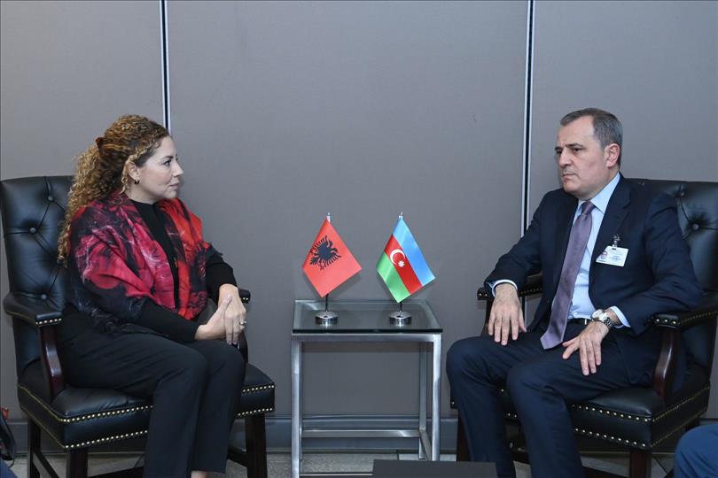 Azerbaijani FM Meets With Albanian Counterpart (PHOTO)