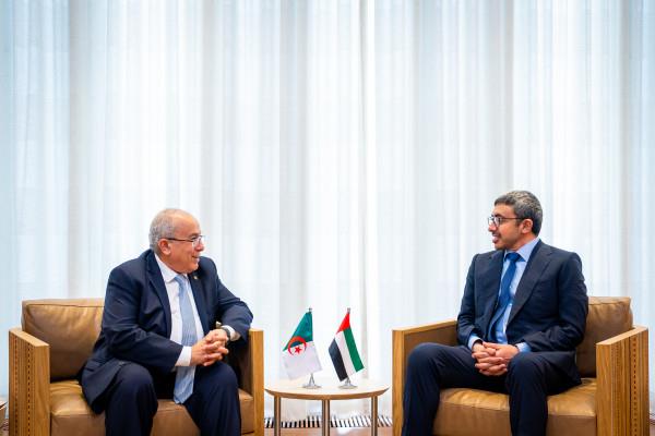 Abdullah Bin Zayed Meets Algerian Foreign Minister On Sideline Of UNGA
