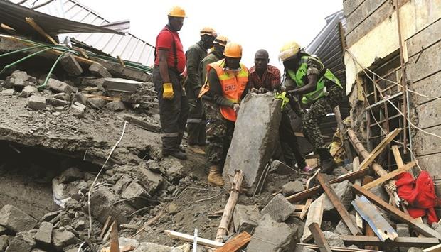 Five Killed In Nairobi Building Collapse