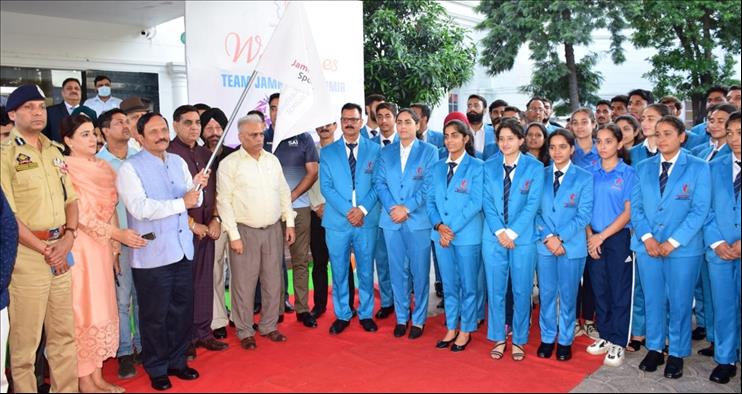 J&K Contingent For 36Th National Games Flagged Off