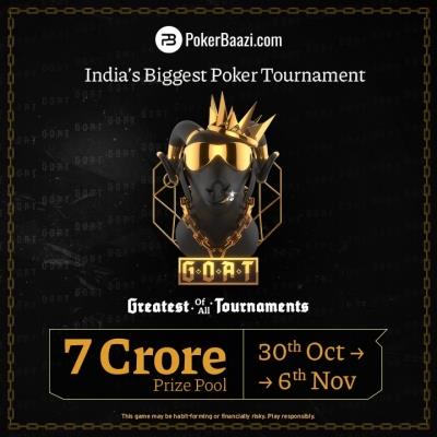  Pokerbaazi Launches GOAT, Daily Qualifiers From Oct 1 