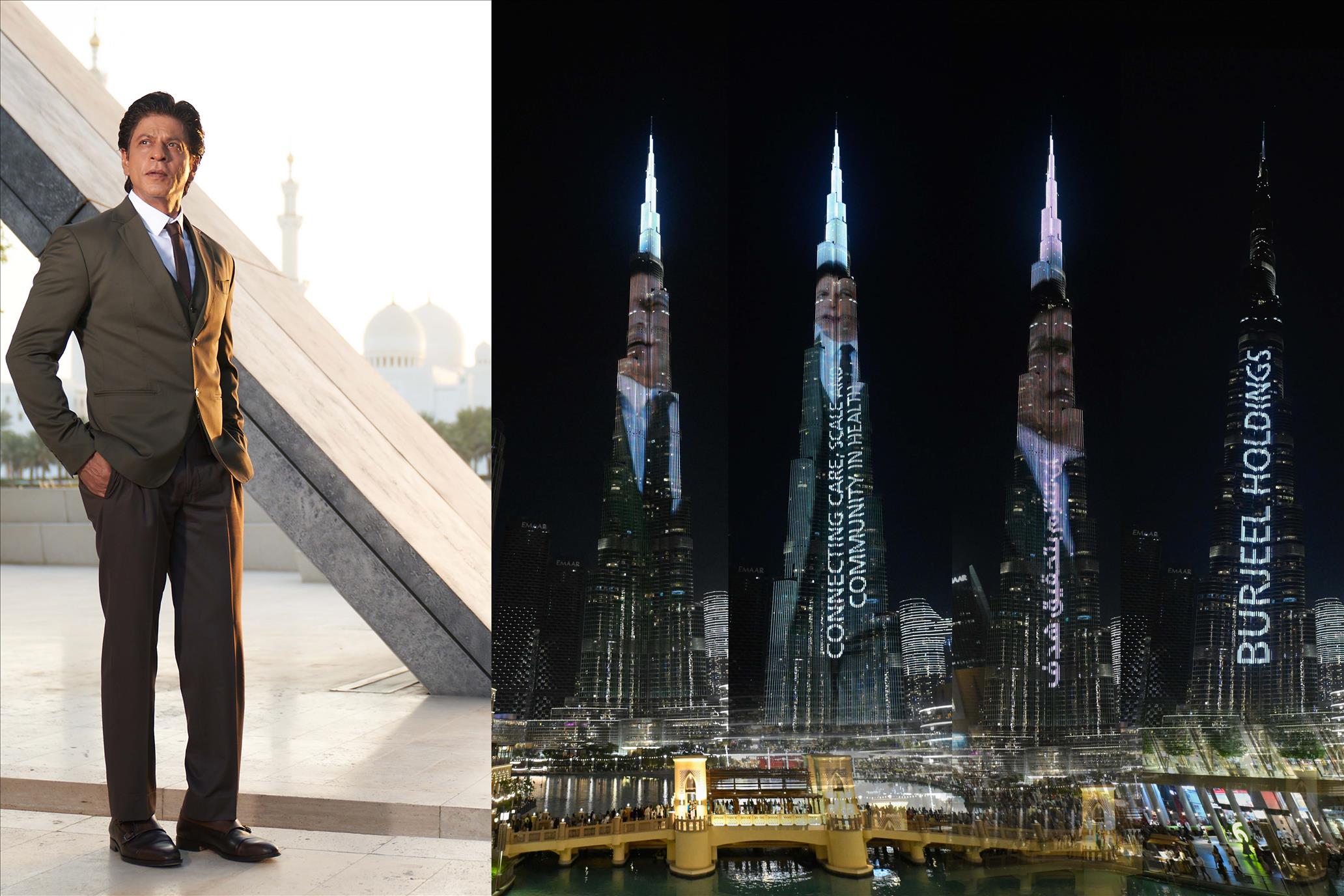برجيل القابضة تُطلّ عبر أضواء برج خليفة بحملة جديدة تضم النجم شاروخان