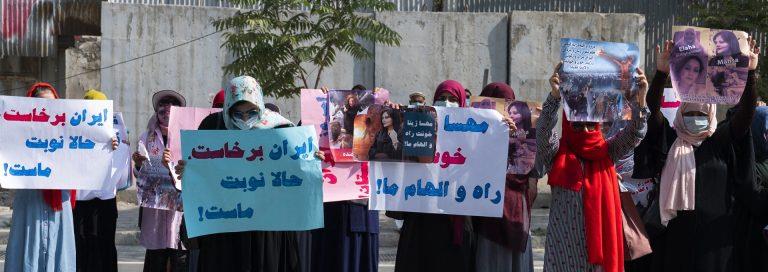 Afghan Women's Demonstration Suppressed By Taliban Aerial Shootings
