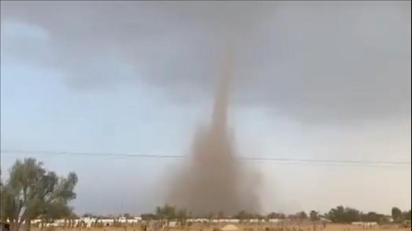 Watch: Dust Devil In UAE Rises Up To The Clouds In Rare Weather Event