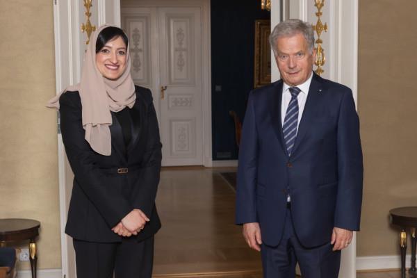 UAE Non-Resident Ambassador Presents Credentials To President Of Finland
