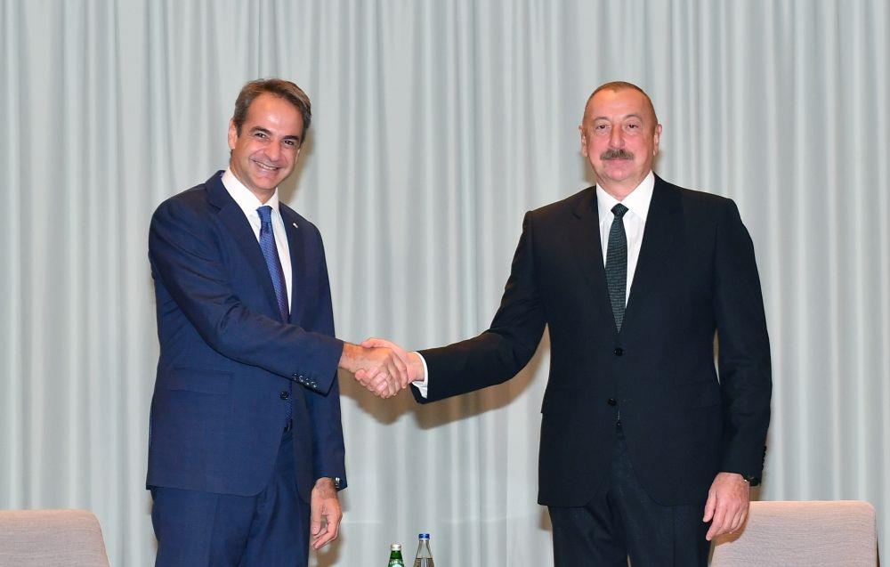 President Ilham Aliyev Meets With Prime Minister Of Greece In Sofia