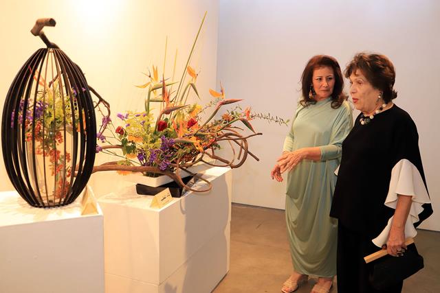 Princess Wijdan Attends Ikebana Exhibition