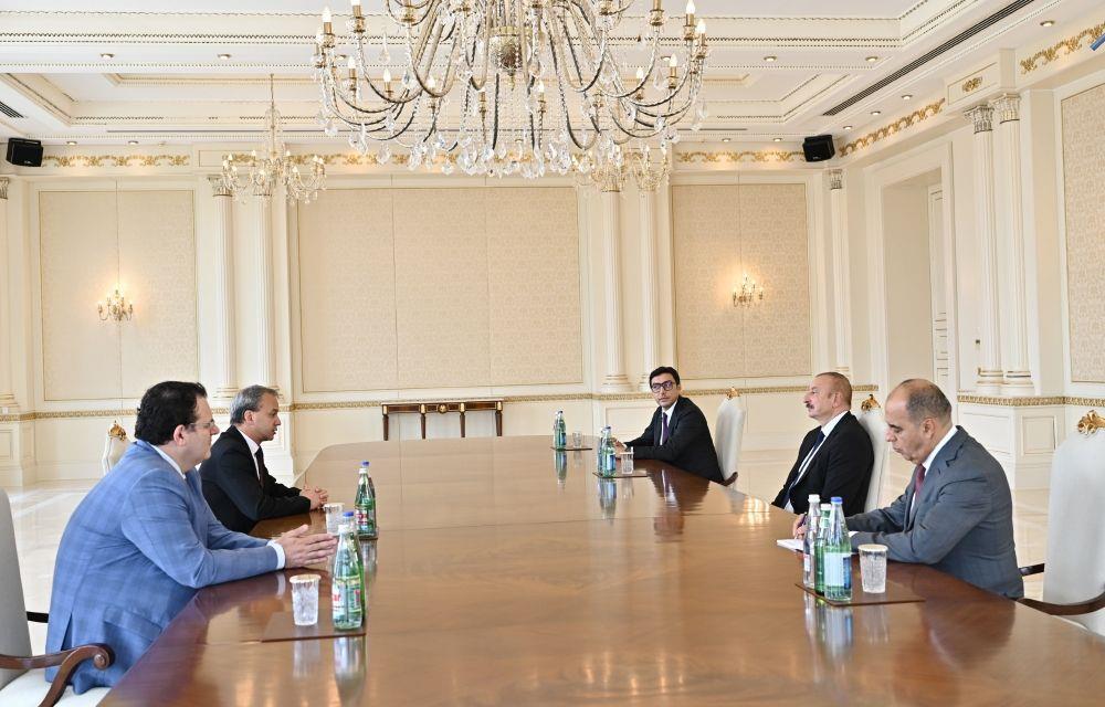 Azerbaijani President Receives Int'l Chess Federation President