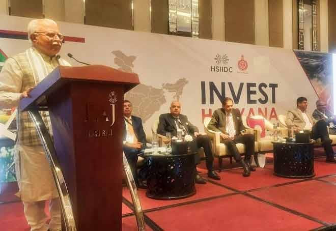 Haryana CM Led Delegation In Dubai To Woo Investors' For Global City Project