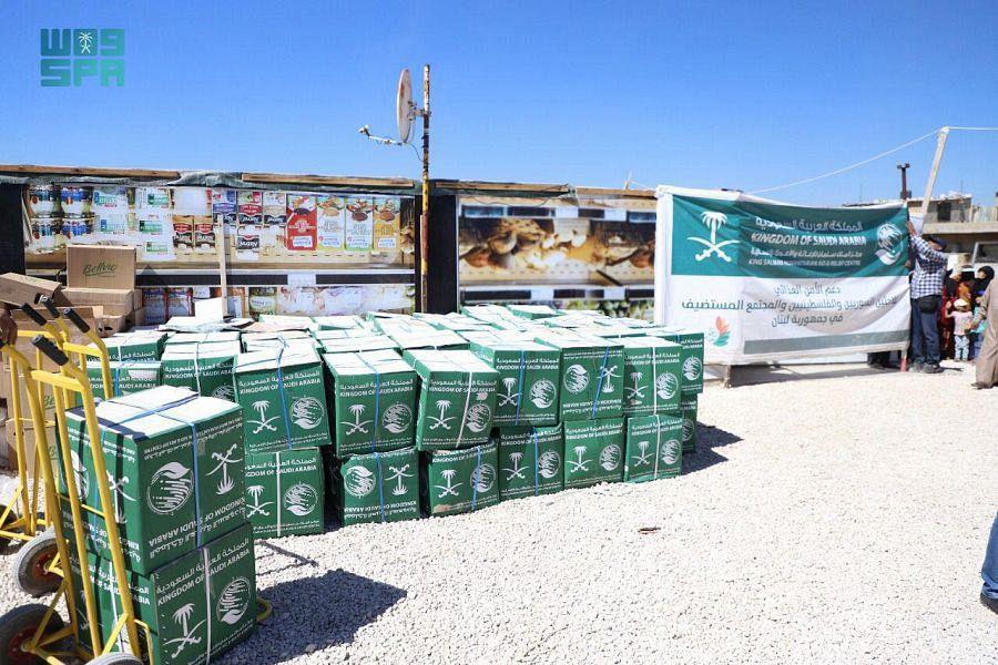 Ksrelief Distributes 500 Food Baskets To Syrian Refugees In Lebanon