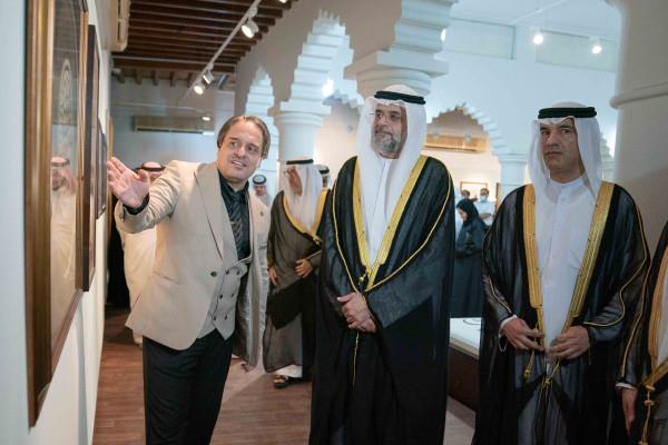 Sharjah Crown Prince Inaugurates Sharjah Calligraphy Biennial 10