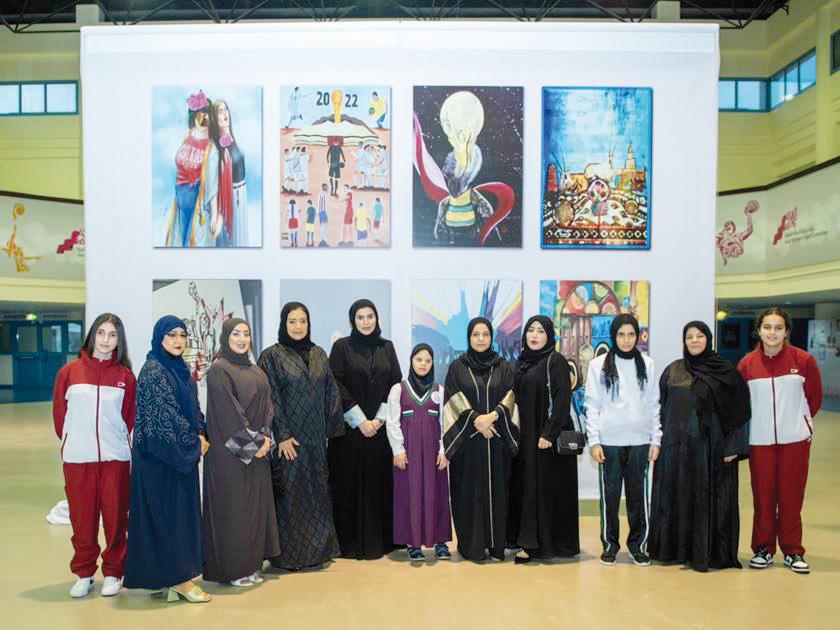 Women's Sports Committee Unveils Qatar 2022 Mural