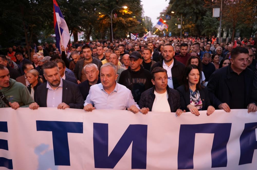 Bosnian Serb Opposition Calls Election 'Rigged', Stages Protest