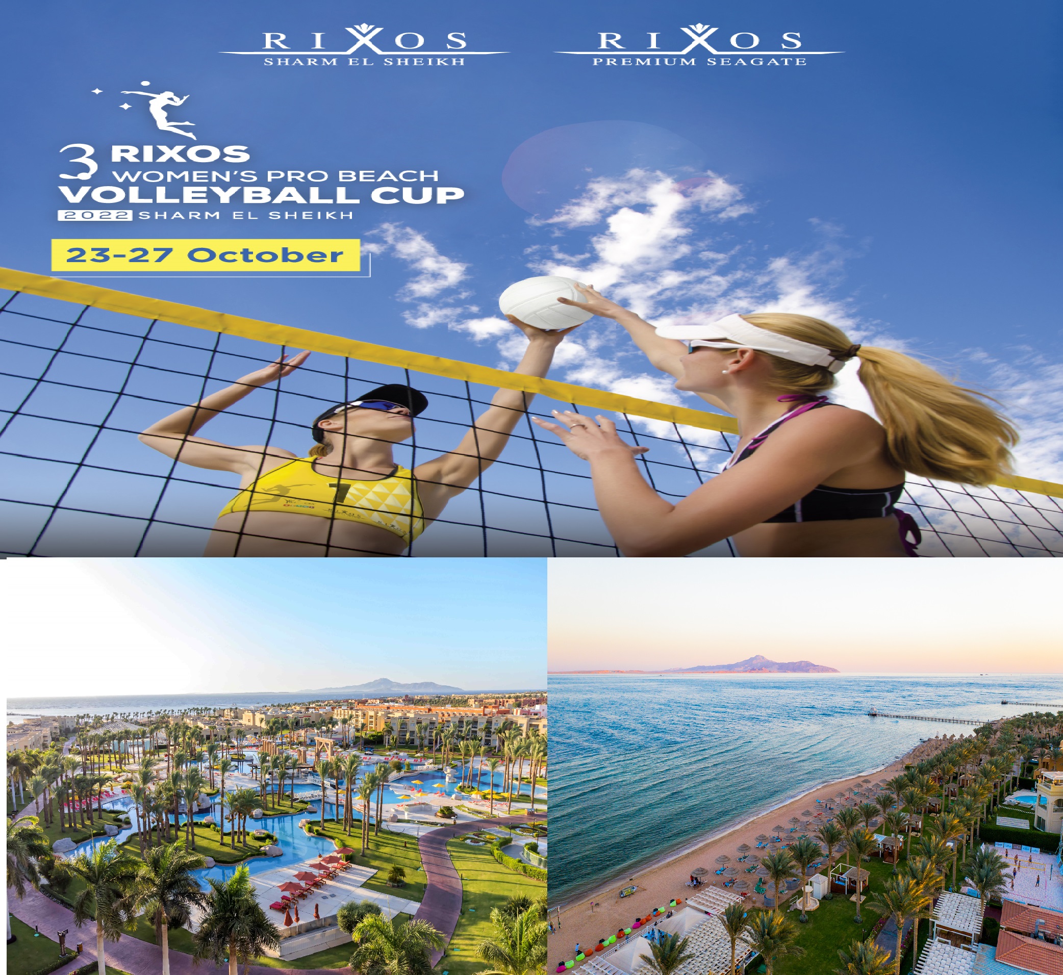 Balls are About to Roll at Sharm El Sheikh  with the 3rd Rixos Women’s Pro Beach Volleyball Cup Balls are About to Roll at Sharm El Sheikh  with the 3rd Rixos Women’s Pro Beach Volleyball Cup