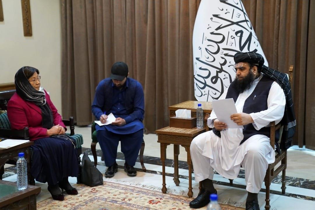 UNAMA Chief Meets Political And Administrative Deputies Of Taliban PM