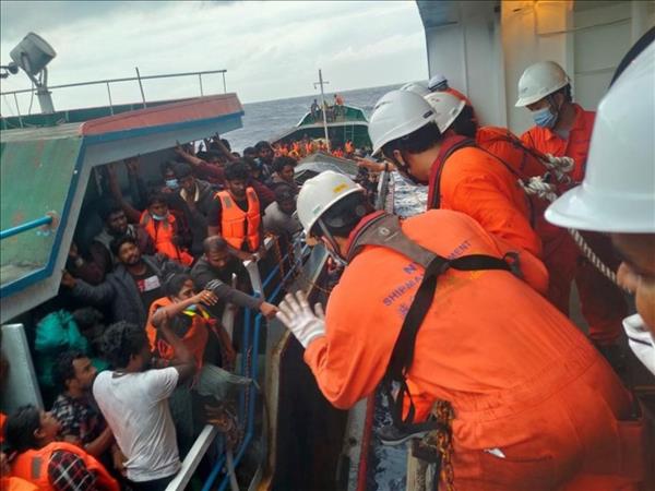 Vietnam Rescues 303 Sri Lankans In Distress At Sea