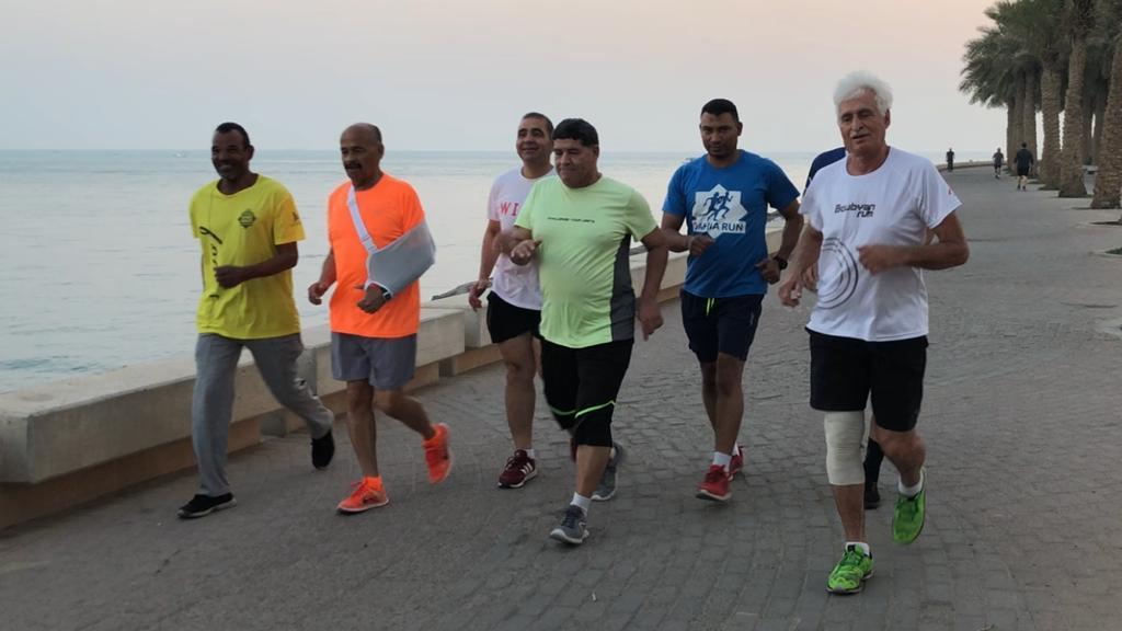 'Walking Adds Life To The Days' -- Kuwaiti Walkers' Motto