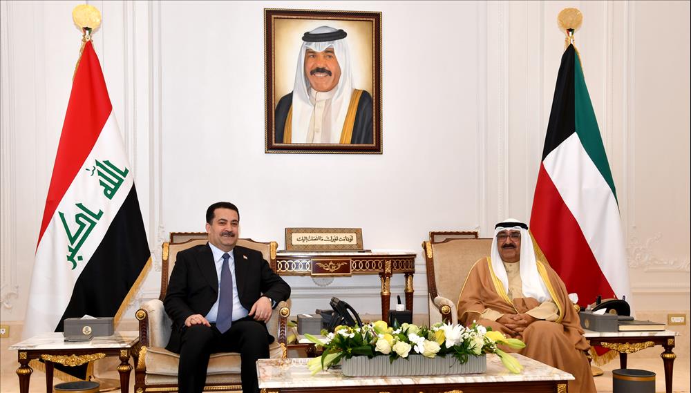 Kuwait Crown Prince Welcomes Iraq PM
