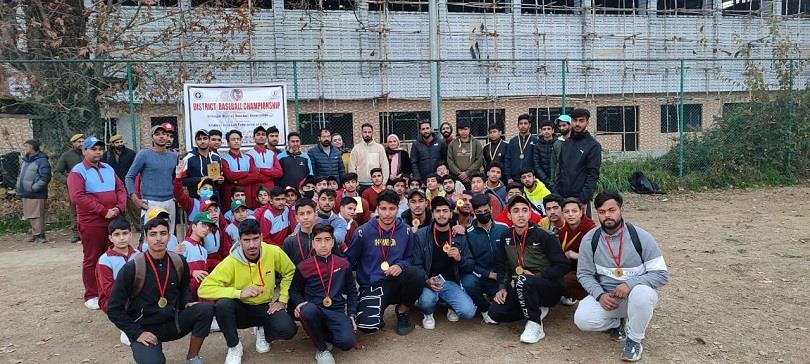 District Baseball Championship Concludes At Srinagar