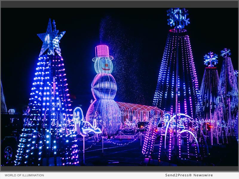 World Of Illumination Opens Today In Salt Lake City With An All-New Holiday Light Show