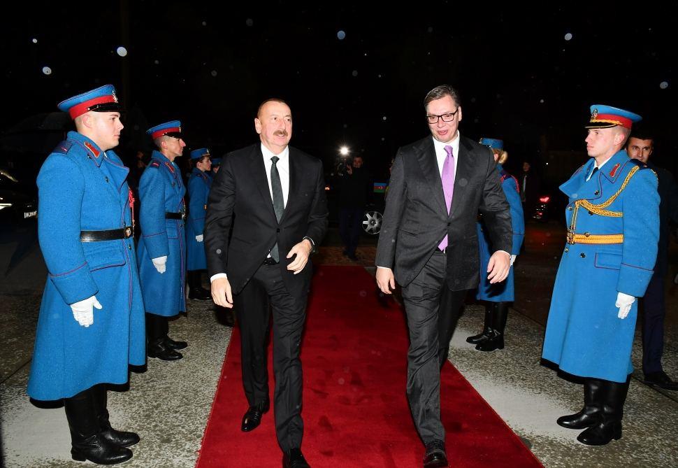 President Ilham Aliyev Completes Official Visit To Serbia (PHOTO/VIDEO)