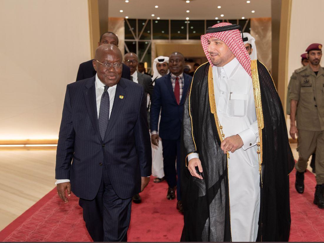 President Of Ghana Arrives In Doha