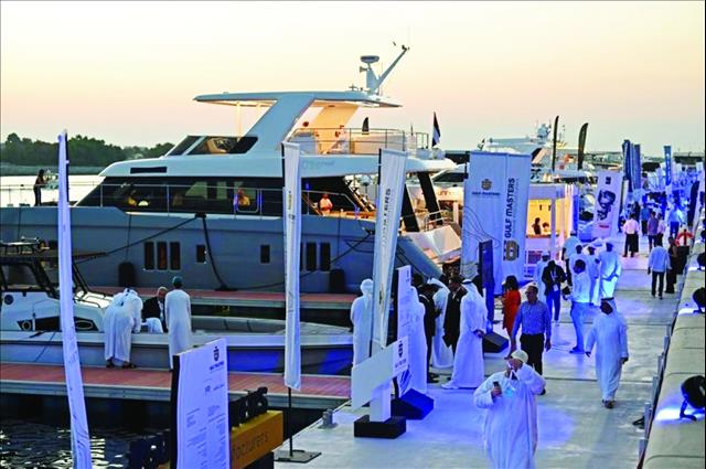 انطلاق معرض أبوظبي للقوارب' 
