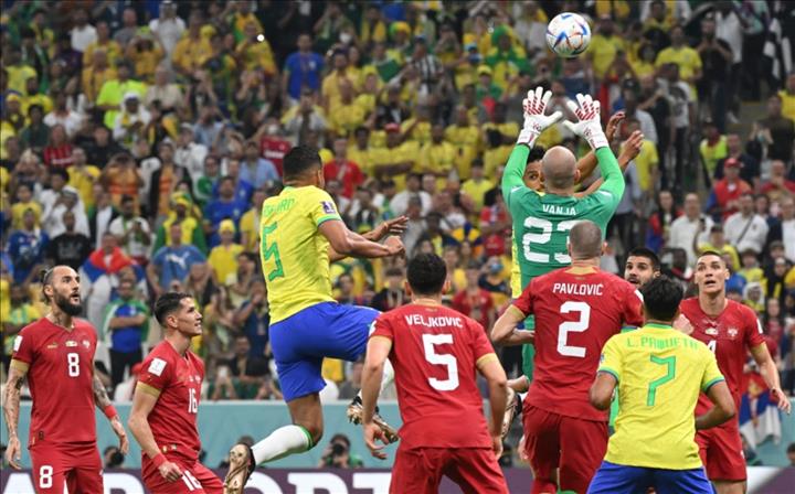 البرازيل تفشل في التسجيل في مرمى صربيا في الشوط الأول' 