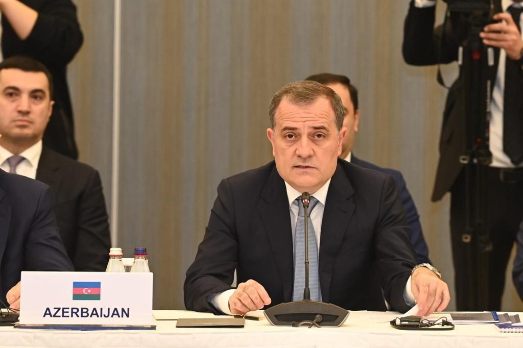 Azerbaijan's Minister Of Foreign Affairs Participates At Trilateral Minister Meeting In Aktau (PHOTO)