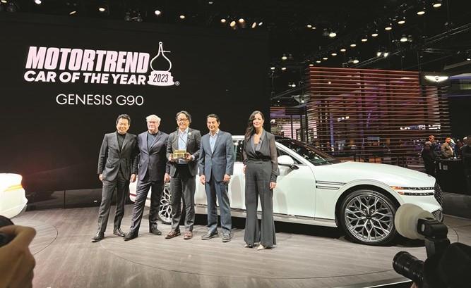 جينيسيس G90 تحصد لقب موتور تريند لأفضل سيارة في 2023