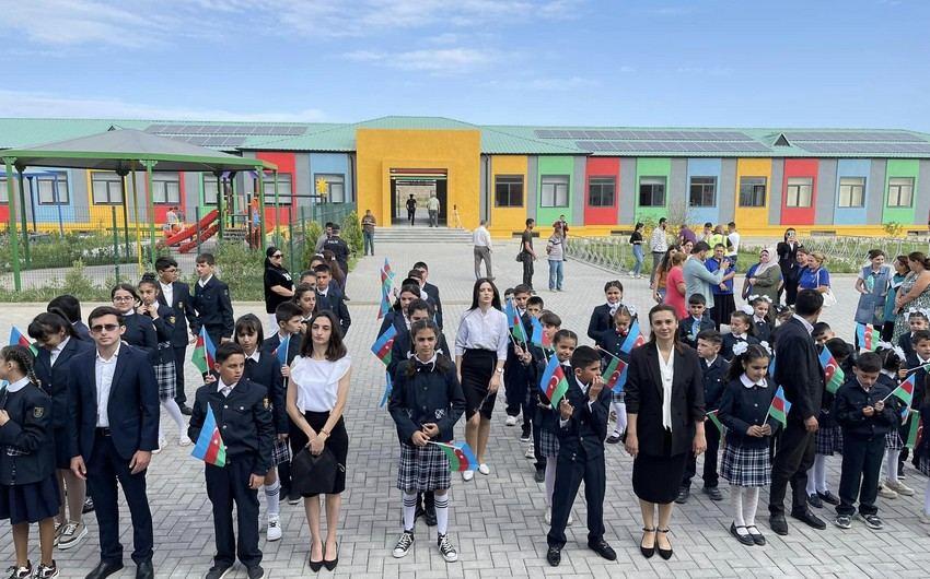 Azerbaijani Ministry Shares Construction Progress Of Schools In Liberated Territories