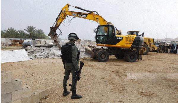 Israeli Occupation Forces Demolish Two Palestinian-Owned Houses, Walls Near Jericho