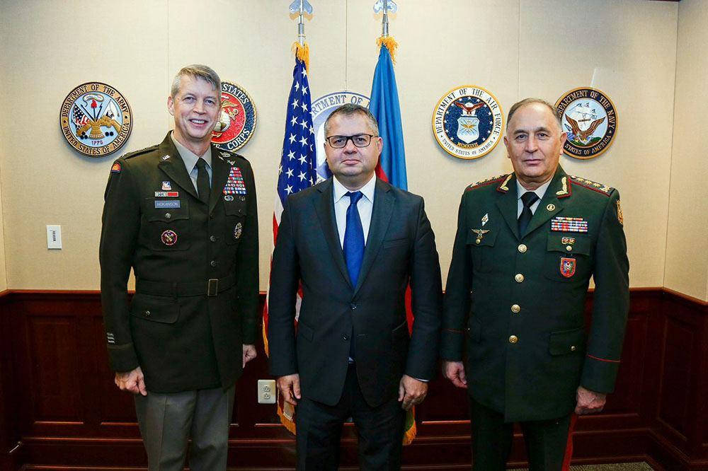 Chief Of General Staff Of Azerbaijan Army Met With Chief Of US National Guard Bureau