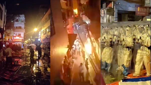Anti-Lockdown Protesters Clash With Guangzhou Cops