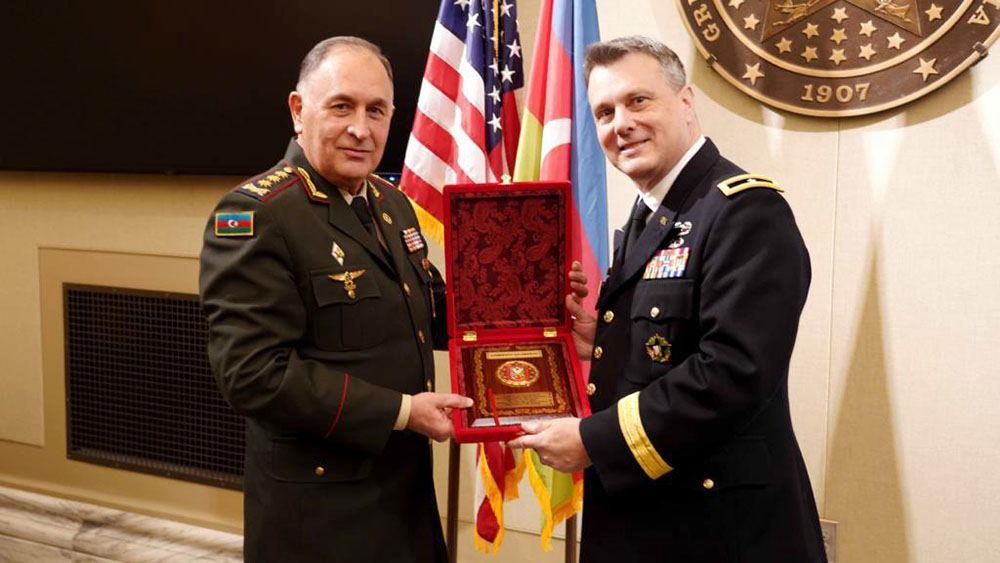 Chief Of General Staff Of Azerbaijan Army Holds Number Of Meetings In Oklahoma (PHOTO)