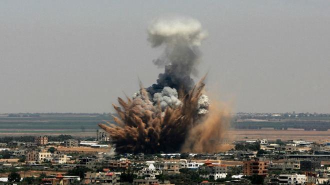 Israel Strikes Targets In Gaza Strip