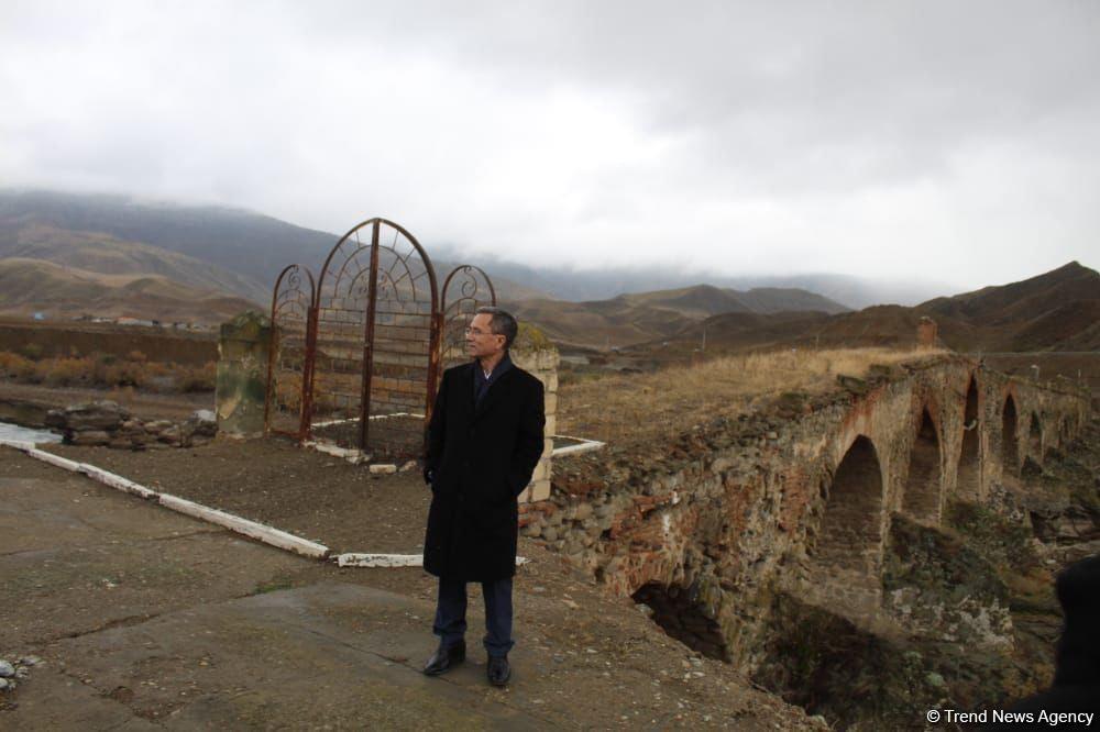 National Activist From South Azerbaijan Visits Khudafarin Bridge
