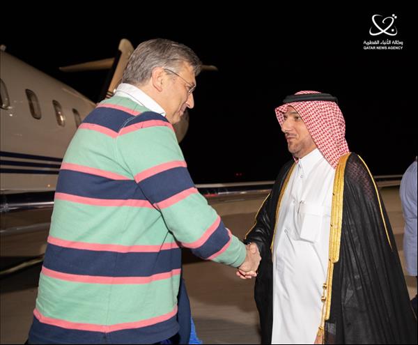 Prime Minister Of Croatia Arrives In Doha