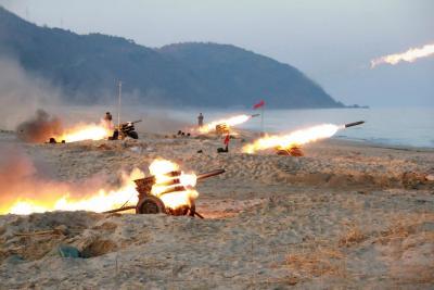  N.Korea Orders Artillery Firing To Protest Live-Fire Drills 