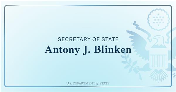 Secretary Antony J. Blinken With Margaret Brennan Of CBS's Face The Nation