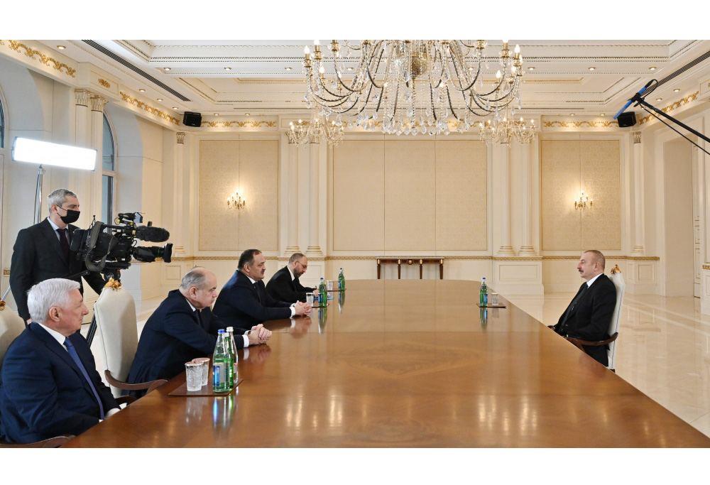 President Ilham Aliyev Receives Head Of Russia's Dagestan Republic