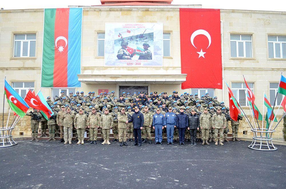 Azerbaijani, Turkish Defense Ministers Award Servicemen Involved In Fraternal Fist Military Drills
