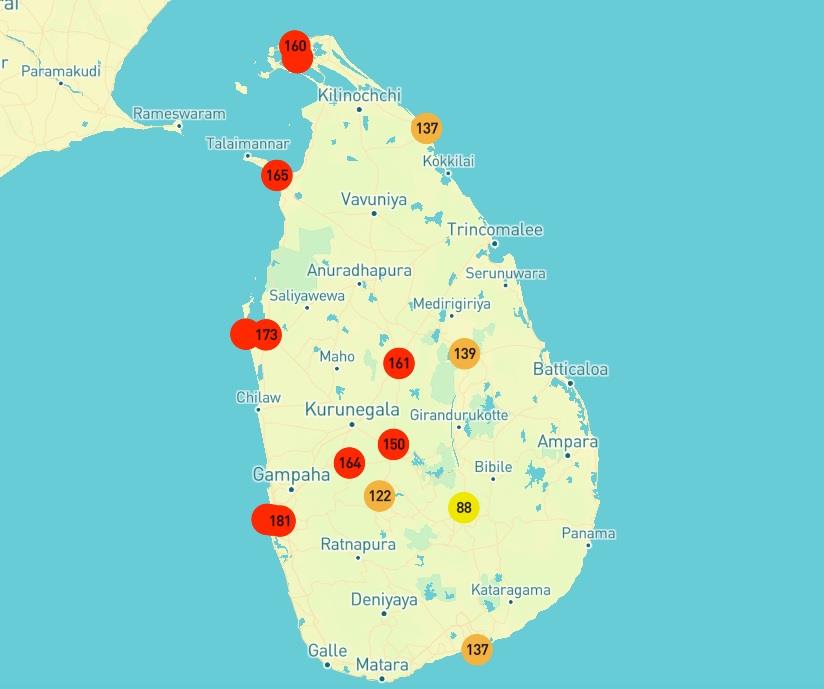 Air Quality Unhealthy In Parts Of Sri Lanka