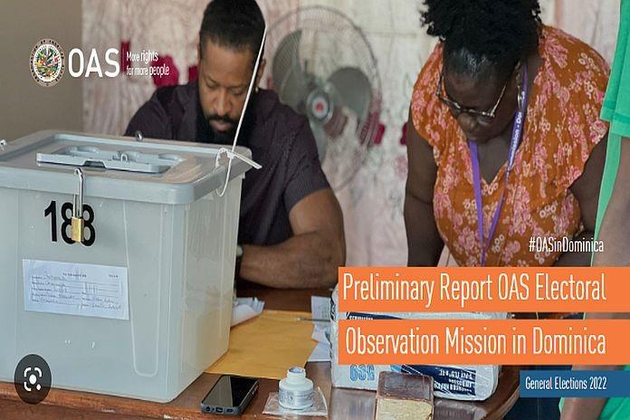 OAS  Dominica December 6, Preliminary Election Report